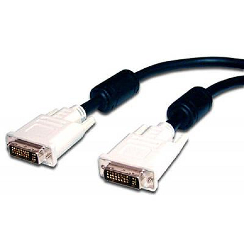 Кабель Atcom DVI/DVI 24/24 M/M 10 м Чорний/Білий 10702