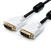 Кабель Atcom DVI/DVI M/M 3 м Black/White 9148