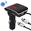 Автомобильный FM модулятор трансмиттер HZ H22BT Black (av099-hbr)