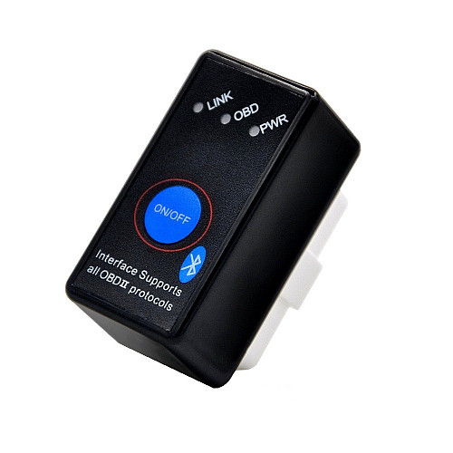 Сканер для диагностики автомобиля OBD2 ELM 327 BT Black (av186-hbr)