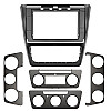 Переходная рамка Lesko Skoda Octavia 2004-2014 г F-6502 Black (6529-22642)