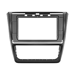 Переходна рамка Lesko Skoda Octavia 2004-2014 р F-6502 Чорна (6529-22642)