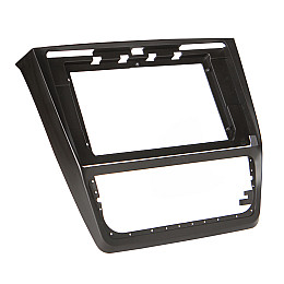 Переходна рамка Lesko Skoda Octavia 2004-2014 р F-6502 Чорна (6529-22642)