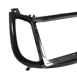 Переходна рамка Lesko для автомобіля Nissan Infiniti ESQ, Juke 2011-2019 NI 070N Чорний (6532-22658)