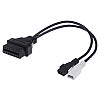 Переходник с OBD2 16pin мама на VAG 2x2pin 2+2pin папа