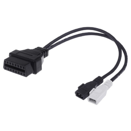 Переходник с OBD2 16pin мама на VAG 2x2pin 2+2pin папа