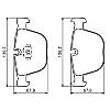 Тормозні колодки Bosch дискові задні BMW 3/5/6/7X5/X6 R 02>> 0986494325