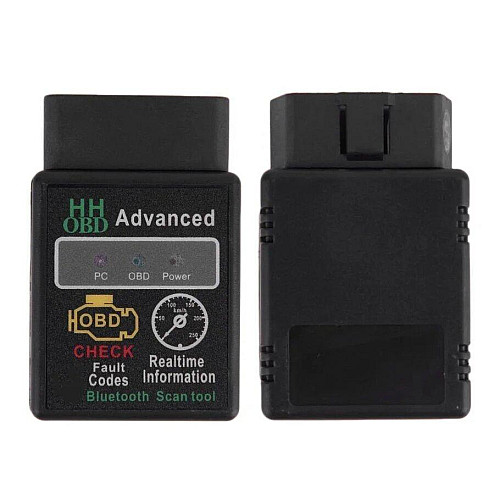 Сканер для диагностики автомобиля OBD ELM327 BT Black (av201-hbr)