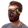 Маска лицевая ветрозащитная SP-Sport MS-4344-3 Red Evil Skull Черный
