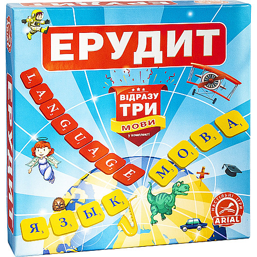 Настольная игра Arial Эрудит Три языка (910091-3)