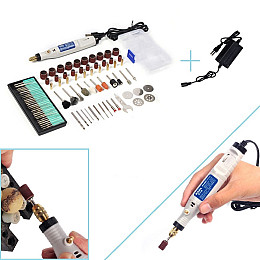 Бормашина гравер міні 18В HILDA JD5202 з комплектом насадок-фрез