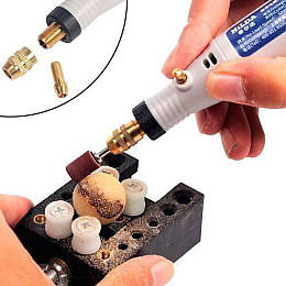 Бормашина гравер міні 18В HILDA JD5202 з комплектом насадок-фрез