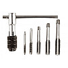 Набор метчиков MASTERTOOL с Т-образным держателем 6 эл. (M4/M5/M6/M8/M10) 15-1406