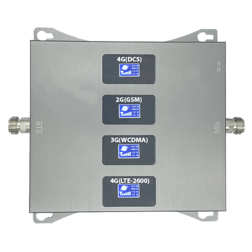 GSM репітер 4 діапазонів 900 1800 2100 2600, підсилювач зв'язку 3G 4G LTE
