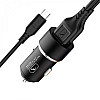 Автомобільний зарядний пристрій Sky Dolphin SZ02V Aluminium 2USB 2.4A Black AZP-000073