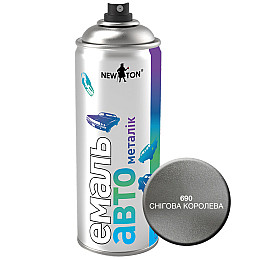 Автоемаль New Ton Металлік 690 Сніжна королева 400 мл