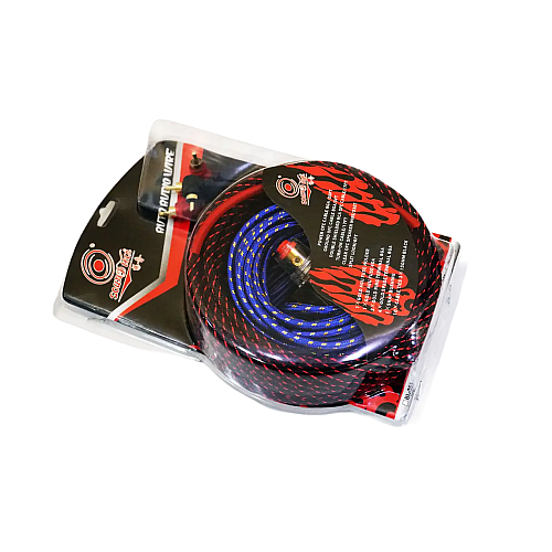Набір проводів для підсилювача сабвуфера SOUND Tech 8GA 6м 1500W ART: 5600 (3_02414)