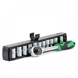 Набор головок c трещеткой Intertool ET-6008 10 шт 1/4"