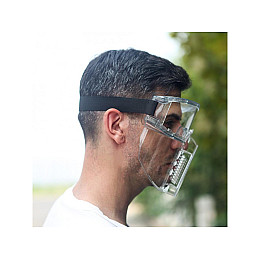 Захисні окуляри RIAS Provide з щитком та антипотівним покриттям (3_01569)