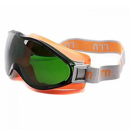 Захисні окуляри RIAS Roca Labor антизапотіваючі Зелені лінзи (3_01577)