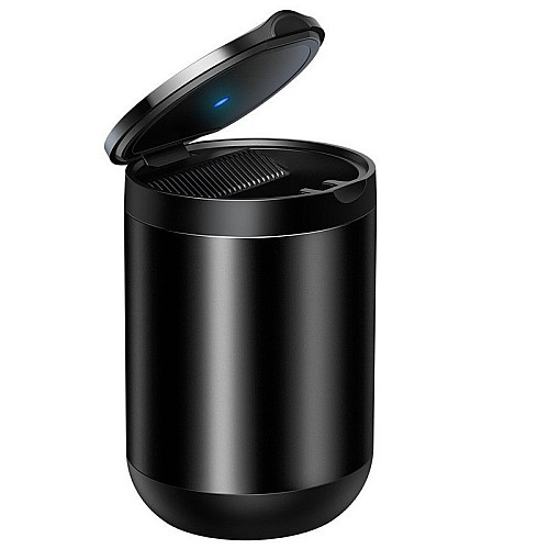 Пепельниця в машину BASEUS Premium Car Ashtray CRYHG01-0G Чорна