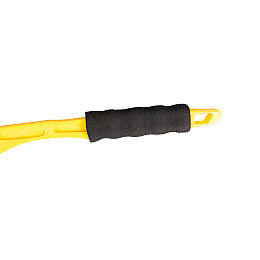 Щітка автомобільна зі скребком 175*10 мм L 520 мм жовта MASTERTOOL GM (84-0003)