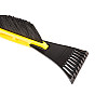 Щітка автомобільна зі скребком 175*10 мм L 520 мм жовта MASTERTOOL GM (84-0003)