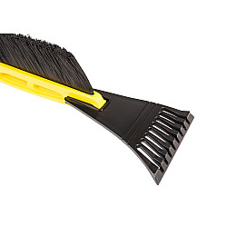 Щітка автомобільна зі скребком 175*10 мм L 520 мм жовта MASTERTOOL GM (84-0003)