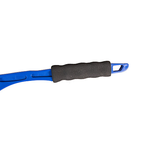 Щетка автомобильная со скребком 175*10 мм L 520 мм синяя MASTERTOOL GM (84-0004)