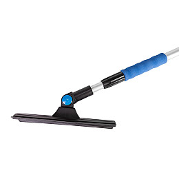 Щітка автомобільна телескопічна з скребком і водозгоном 250 мм L 950-1520 мм MASTERTOOL GM (84-0005)