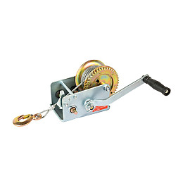 Лебедка барабанная тяговое усилие 907 кг трос 10 м MASTERTOOL GM (86-8190)