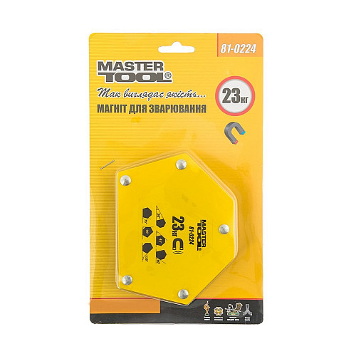 Магніт для зварювання MASTERTOOL GM 23 кг 30/45/60/75/90/135° 115х90 мм (81-0224)