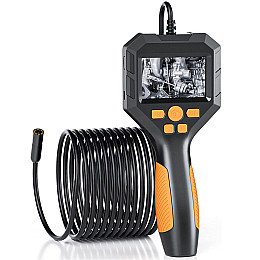 Ендоскоп автомобільний технічний з дисплеєм Podofo P10h-5 8 мм FullHD 1080P 5 м
