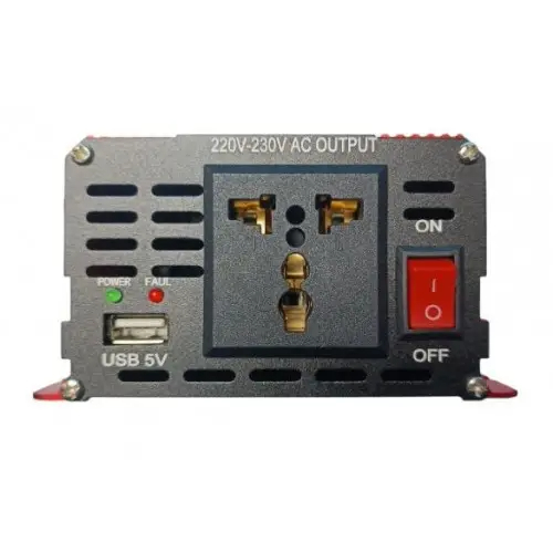 Инвертор преобразователь напряжения с 12V на 220V XPro 1500W красный (MER-15280)