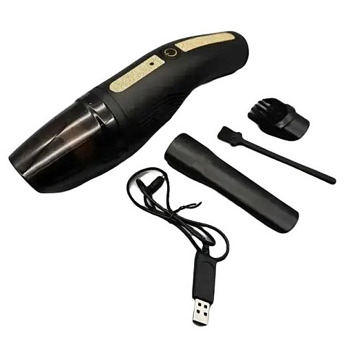 Автомобильный пылесос Vacuum Cleaner HY05 аккумуляторный 2000 mAh Black