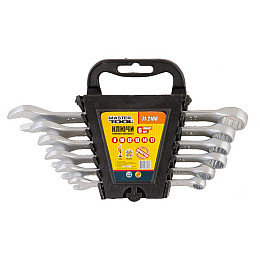 Ключи рожково-накидные MASTERTOOL набор 6 шт (71-2106)