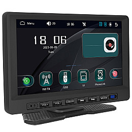 Сенсорный умный автомобильный монитор для камер заднего вида Podofo A3458 7" CarPlay / Android Auto Bluetooth FM