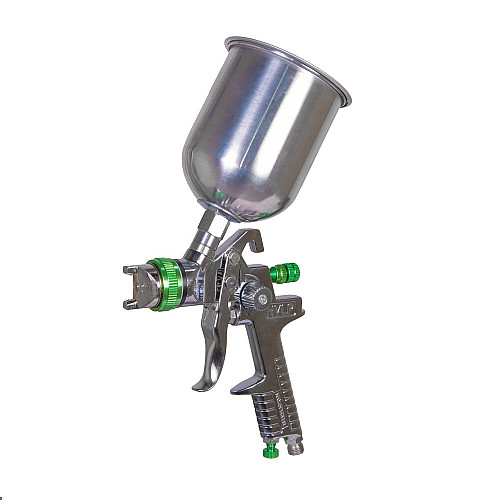 Краскопульт пневматичний MASTERTOOL HVLP, GLAZE ВАЛБ 600 мл, Ø 1,3 мм, 150-220 л/хв, 3-4 бар (80-8907)