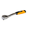 Трещотка гнута MASTERTOOL 3/8" 72Т (78-0121)