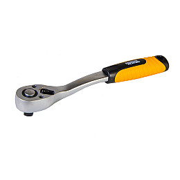 Трещотка гнута MASTERTOOL 1/2" 72Т (78-0142)