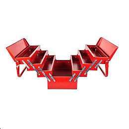 Ящик для інструментів металевий MASTERTOOL 440 мм 4 яруси 7 відділень (79-4307)