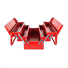 Ящик для інструментів металевий MASTERTOOL 550 мм 3 яруси 5 відділень (79-5505)