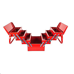 Ящик для інструментів металевий MASTERTOOL 330 мм 4 яруси 7 відділень (79-3307)