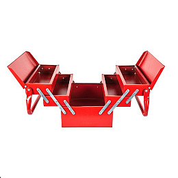 Ящик для інструментів металевий MASTERTOOL 330 мм 3 яруса 5 відділень (79-3305)