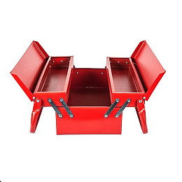 Ящик для інструментів металевий MASTERTOOL 440 мм 2 яруса 3 відділення (79-4303)