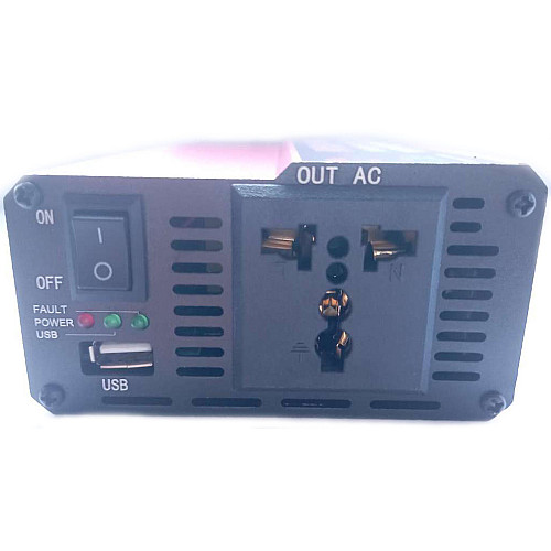 Автомобильный инвертор Aton Solar Power Inverter 023 c 12V на 220V 2000W модифицированная синусоида Red (11057-hbr)