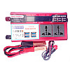 Автомобильный инвертор Solar Power Inverter 017 c 12V на 220V 1000W модифицированная синусоида Red (11060-hbr)