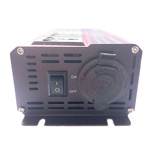 Автомобильный инвертор Solar Power Inverter 017 c 12V на 220V 1000W модифицированная синусоида Red (11060-hbr)