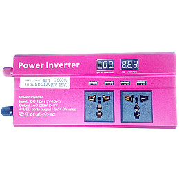Автомобильный инвертор Bei Long Power Inverter 019 c 12V на 220V 3000W модифицированная синусоида Red (11061-hbr)