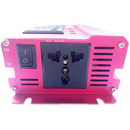 Автомобільний інвертор Bei Long Power Inverter 019 з 12V на 220V 3000W модифікована синусоїда Red (11061-hbr)